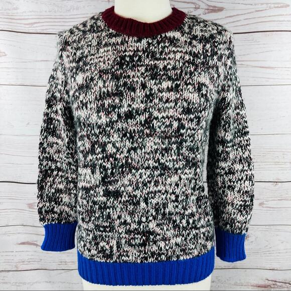 J. Crew super fuzzy warm wool crew neck sweater - Picture 1 of 16